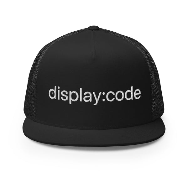 Display Code Logo Cap